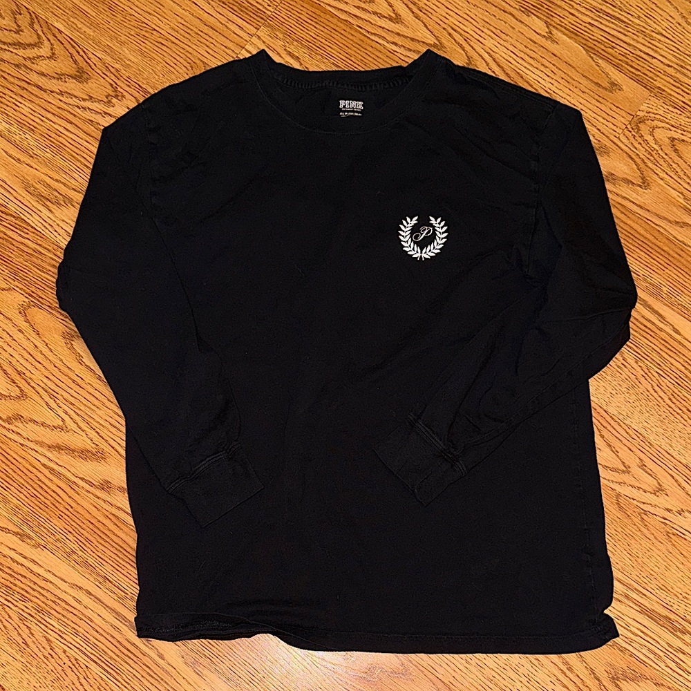 Women’s PINK Victoria’s Secret Black Long Sleeve Shirt